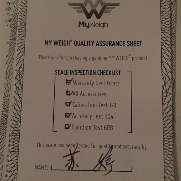 My weigh digital scale - Picture 4 of 7